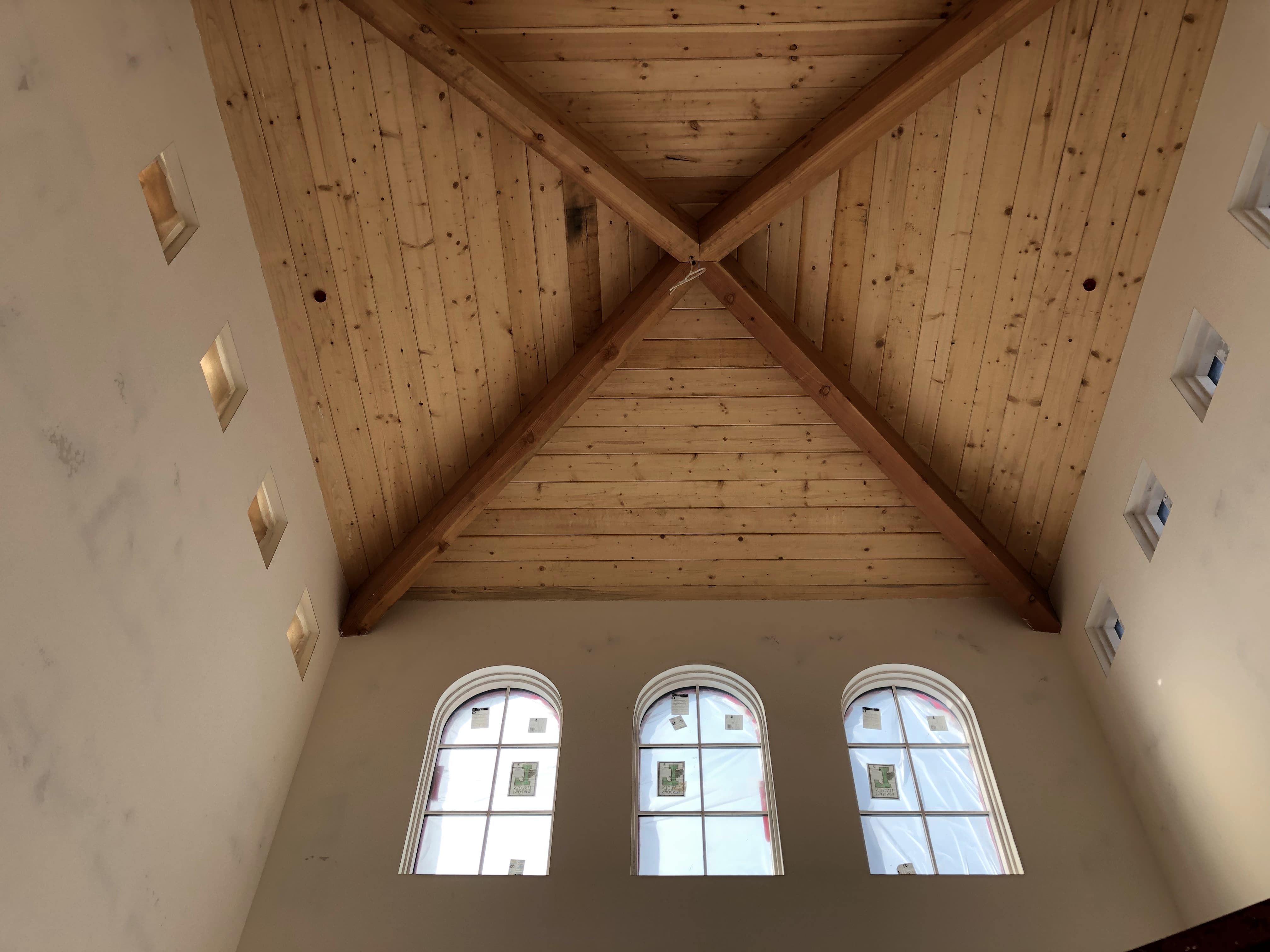 Interior Architectural Entry Tower Design and Framing Plans